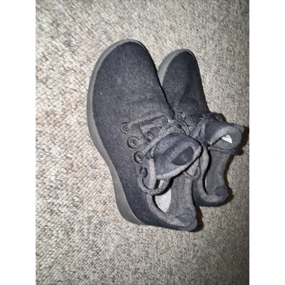 Allbirds Women's 5 Mizzle Wool Runners Sneakers Black Washable Merino WR W8